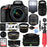 Nikon D3500 24.2MP DSLR Camera (1590) + (18-55mm VR 70-300mm Sld DG Sigma Lens Package, Black) + Bundle 64GB SDXC Memory + Photo Bag+Wide Angle Lens