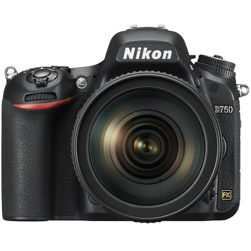 Nikon D750 DSLR 24.3MP Digital Camera w/ AF-S NIKKOR 24-120mm f/4G ED VR Lens Bundle