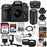 Nikon D7500 Digital SLR Camera with 18-55mm & 70-300mm VR DX AF-P Lenses & Case + 64GB Card + Tripod + Flash + Video Light + DVD + Filters + Tele