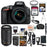 Nikon D5600 Wi-Fi Digital SLR Camera with 18-55mm VR & 70-300mm DX AF-P Lenses + 64GB Card + Case + Flash + Video Light + Battery/Charger + Tripod